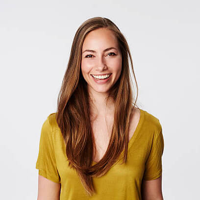 Brilliant smile on beautiful brunette, portrait